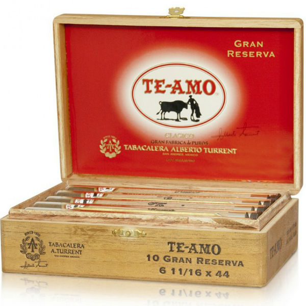 Коробка Te-Amo Clasico Gran Reserva Natural на 10 сигар